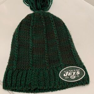 Women's Dark Green Pom-Pom Beanie